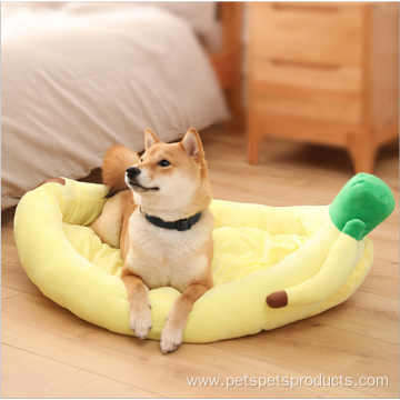 Pet bed winter warm nest pet banana bed